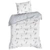 Raya Striped Fruit Navy Blue Bedding 140X200 Satin