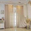 Classic Jacquard Sheer Curtains, Grommet Top, Machine Washable, Decorative Arts Theme, Unlined Clear Voile for Bedroom, Living Room, Room Divider