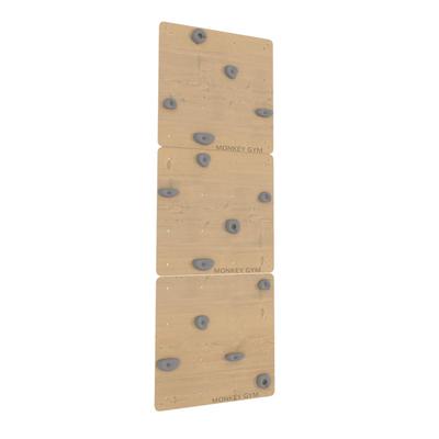 Climbing Wall Square 3 Wood - Gray Grips