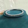Single Row Elastic Bracelet Crystal CZ Bride Pulseira Sparkling Bangle for Women Zircon Best Friend Wedding Gift Lady Pulsera