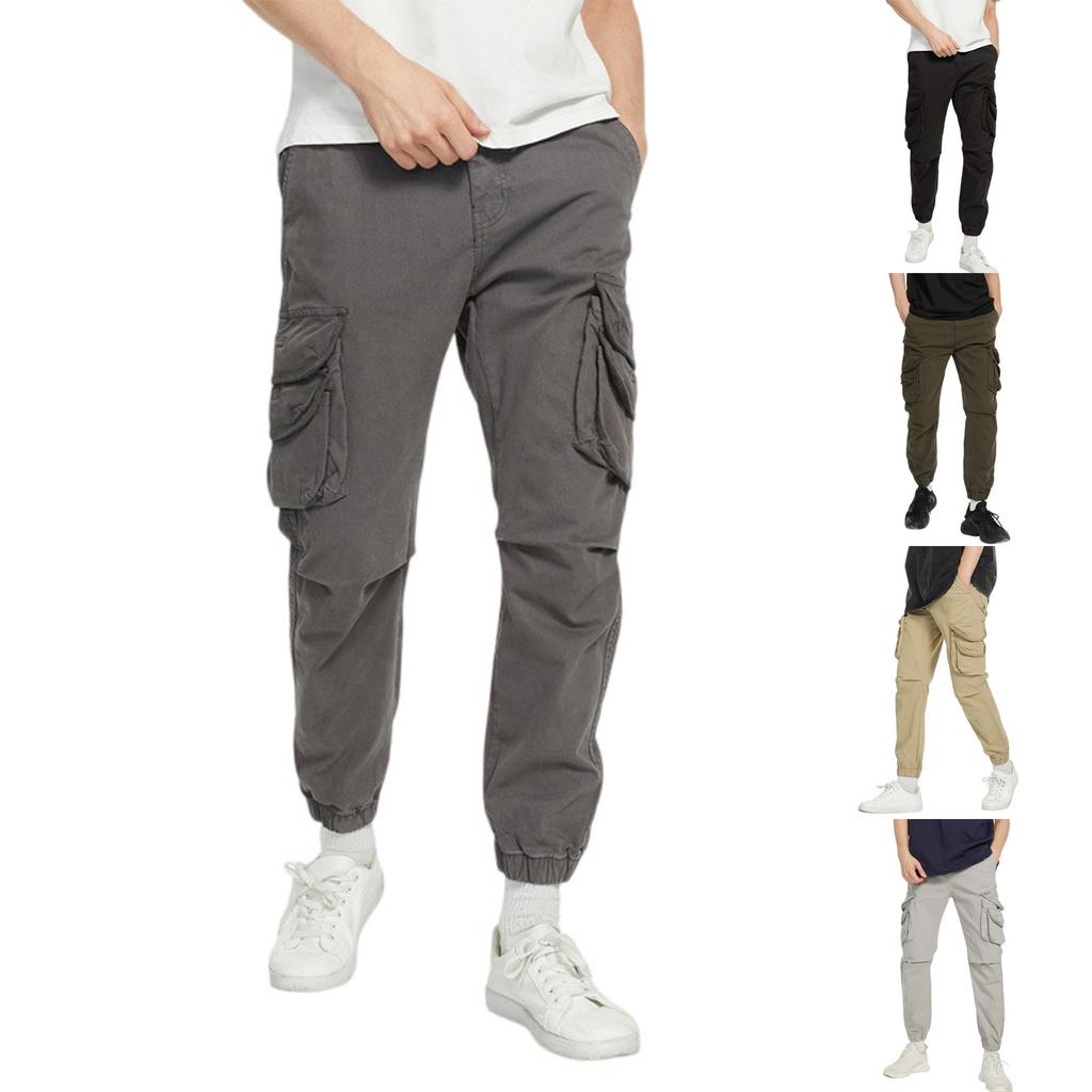 Men's Sports Casual Jogging Trousers Lightweight Hiking Work Pants Outdoor Pant