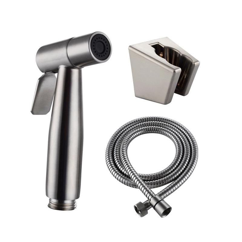Resistente a los ost Jingyi Bidet de Mano #1 Duradero de Acero Inoxidable 304 Bidet de Mano Rociador de Ducha Cabezal de ba/ño Adaptador de Inodoro Kit de Manguera