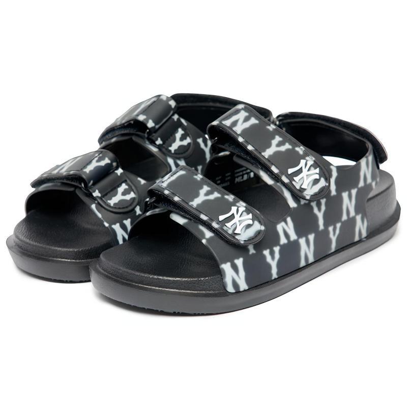 MLB Sandal Beach Sandals Unisex Black/White Sneakers 3ASDSD423-50BKS