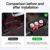For Tesla Model Y Juniper TPE Rear Center Console Storage Box Organizer Box with Cover Trash Can Under Seat Car Accessories