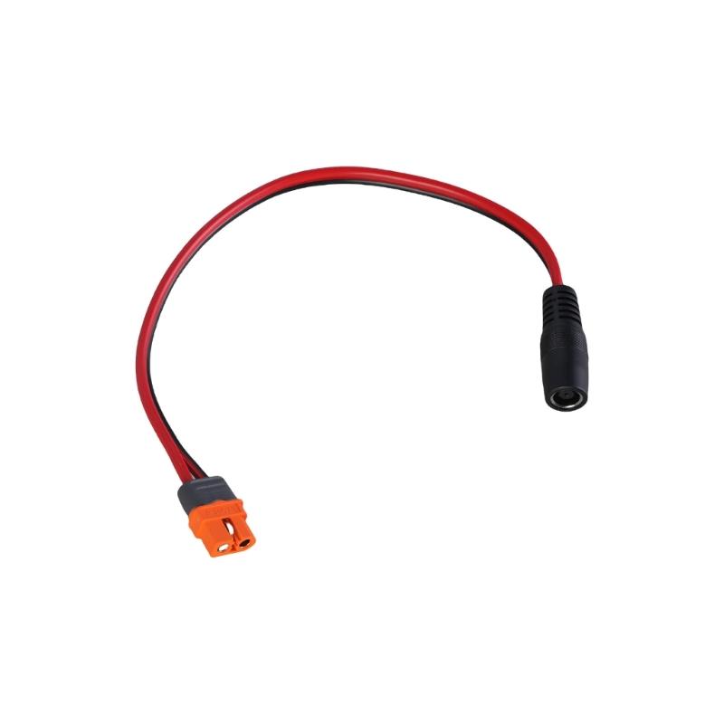 32cm XT60I Female To DC7909 Female Connectors Cable for Solar Panel and Portable Energy Storage Devices