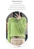 Women's Soft Wool Round Neck Sweater - 100% Pure Wool, Long Sleeve, Fluffy Knit, Autumn/Winter 2023