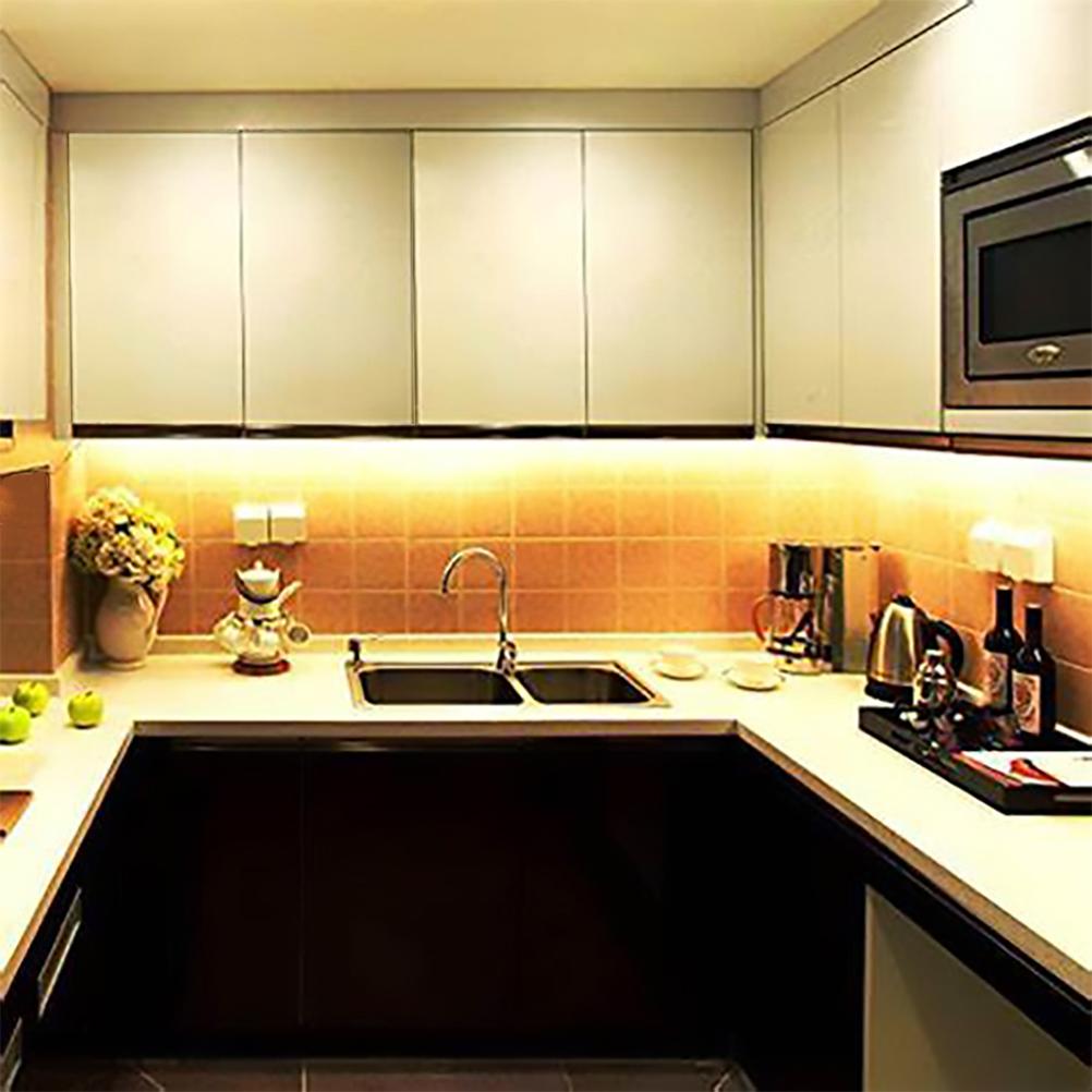 Motion Sensor Light Strip 9.8ft Warm White Flexible Closet Lights 5V USB LED Strip Night Light for