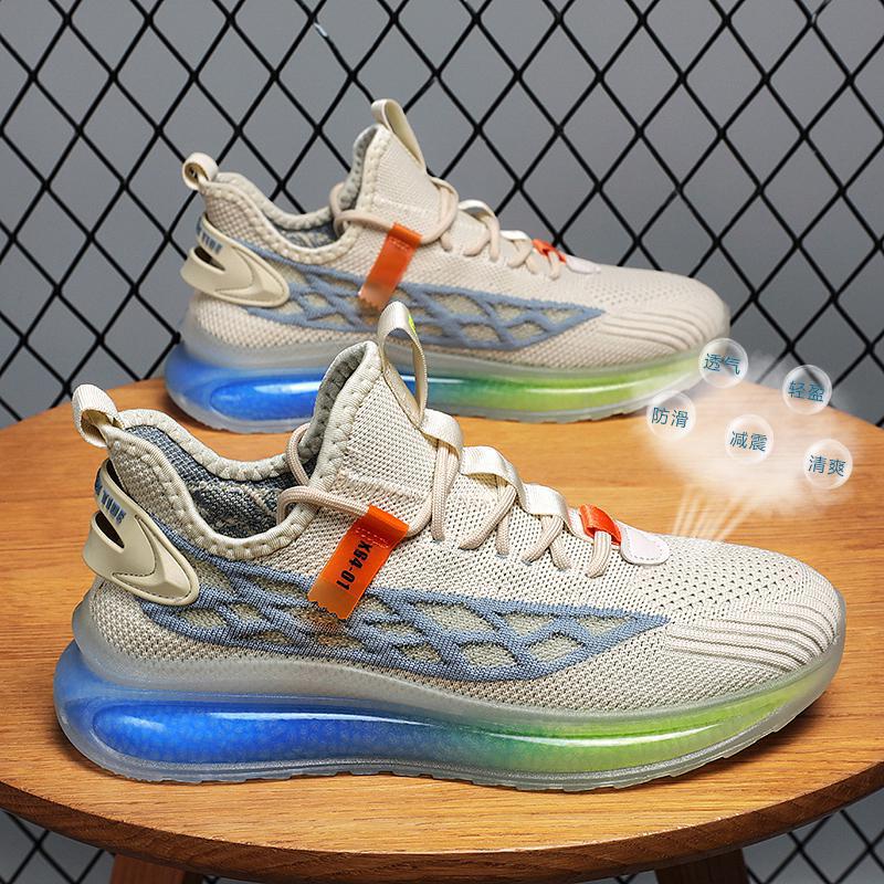 Flying Weaving Sports Summer Breathable Casual Shoes 22 New Mesh Coconut Shoes Running Shoes