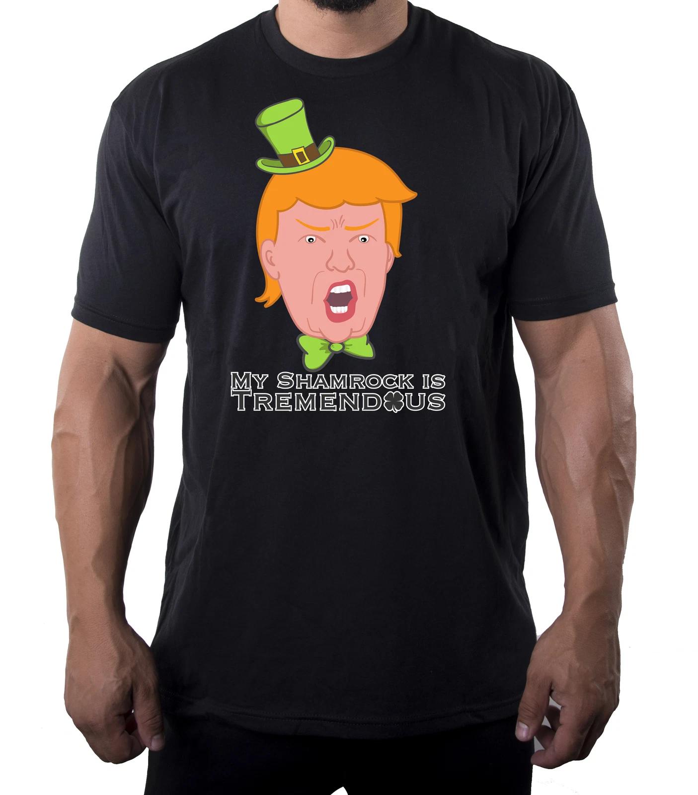 Donald Trump T-Shirt, St Patrick s Donald Trump Leprechaun Shirt - My Shamrock 3XL