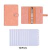 A6 PU Leather 6-Hole Planner with Cash Envelope and Notebook Inserts
