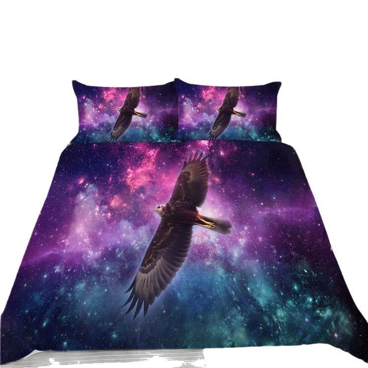 Digital Printing Bedding Three-Piece Polyester Star Animal Series