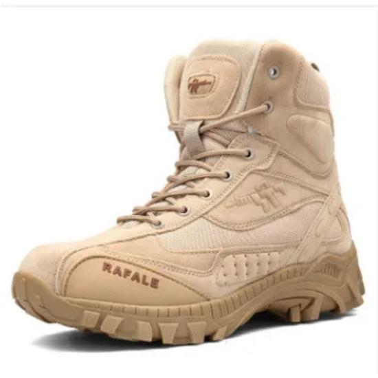 Men's Outdoor Hiking Boots, Desert Top Tactical Boots, Special Forces Hiking Boots, Anti Slip and Warm Work Boots