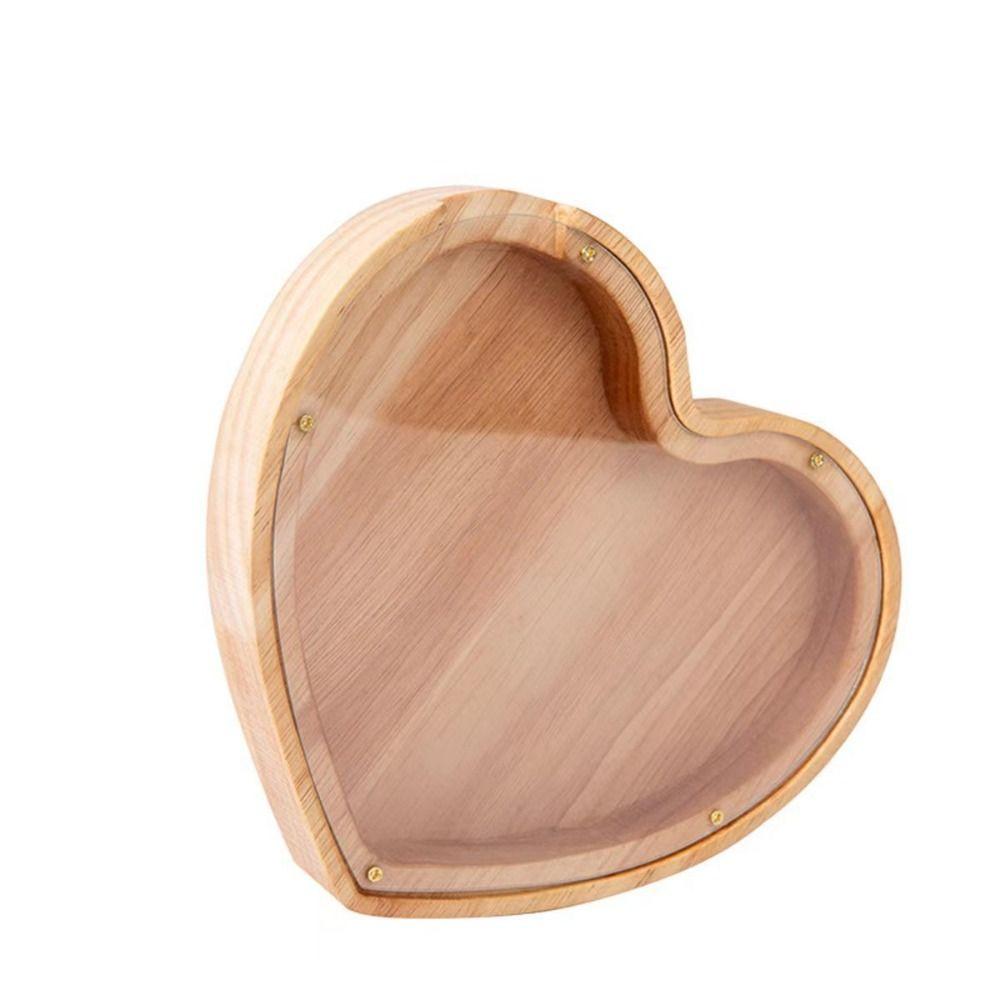 Unbreakable Coin Container Transparent Money Storage Jar Personalized Cash Saving Box Adults