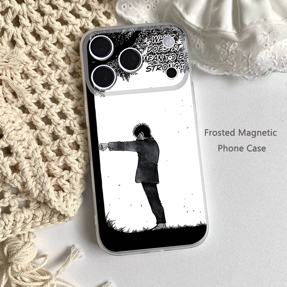 Hajime No I-Ippo Makunouchi Phone Case For iPhone 17,16,15,14,13,12,11 Pro,Max,Plus,Mini,Air,E Magnetic Frosted Clear