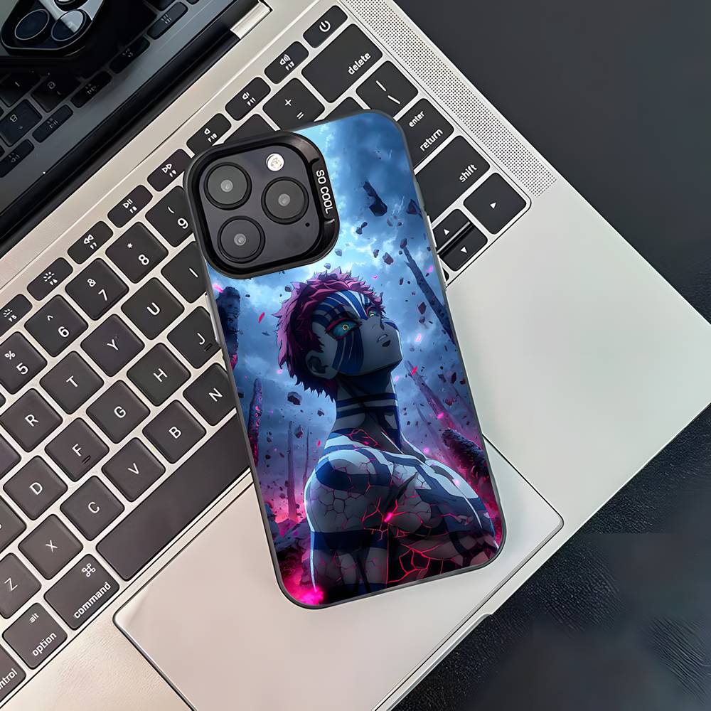 

Чехол для телефона Аниме А-Аказа для iPhone 17,16,15,14,13,12,11,Pro,XS,Max,Plus,Mini,SE Черный Конфетный Матовый Ударопрочный Чехол 23 iPhone17