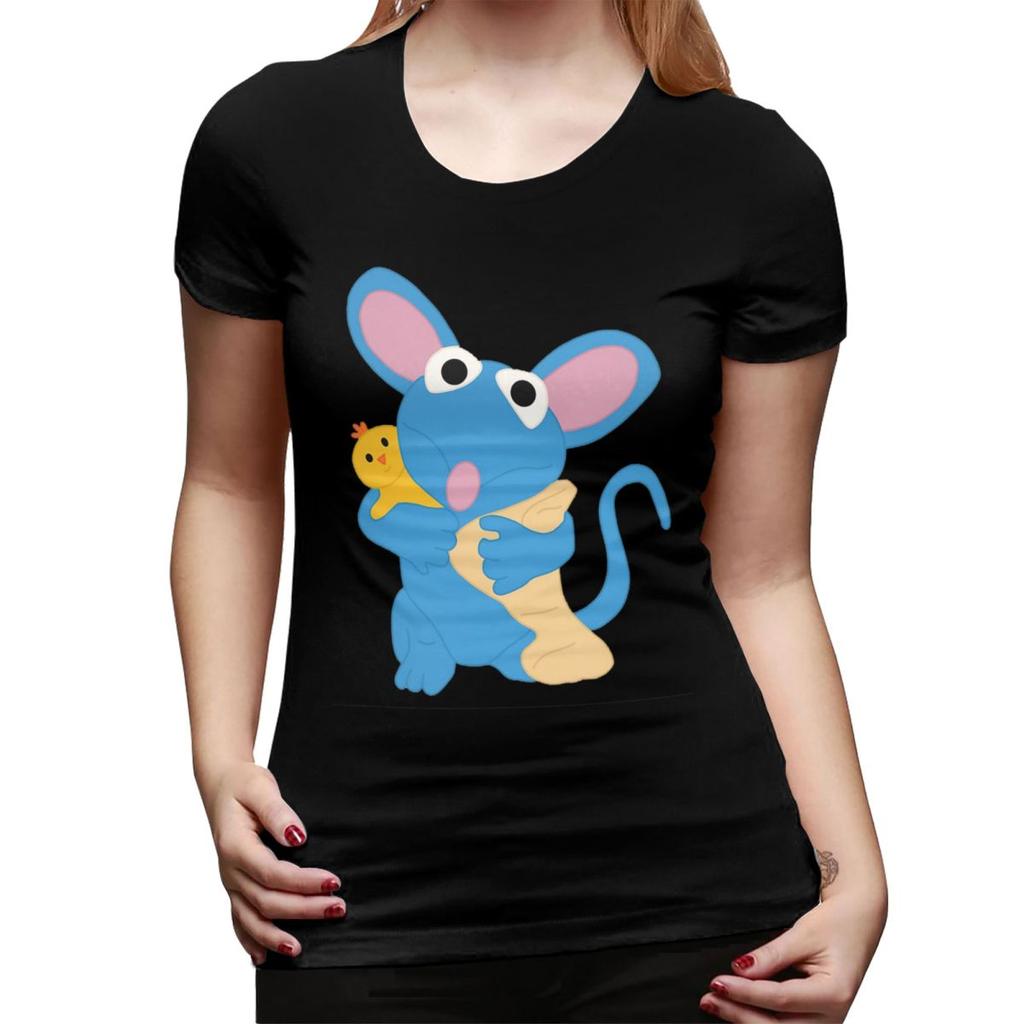Tutter Bear In The Big Blue House TShirt for WOMEN ONeck Streetwear T Shirts WOMENs Short Sleeve Summer Clothes Tops