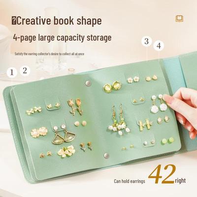 Compact Multi-functional Jewelry Organizer for Earrings and Bracelets