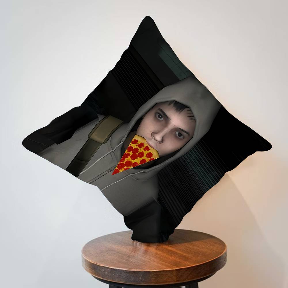 Cry of Fear Game Pillow Covers Cartoon Sofa Decorative Home Double-sided Printing Short Plush Cute Cushion Cover