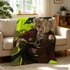 Game D-Deadlock Throw Soft Warm Flannel Throw Blanket, Multi-use for Sofa Bed Office Nap