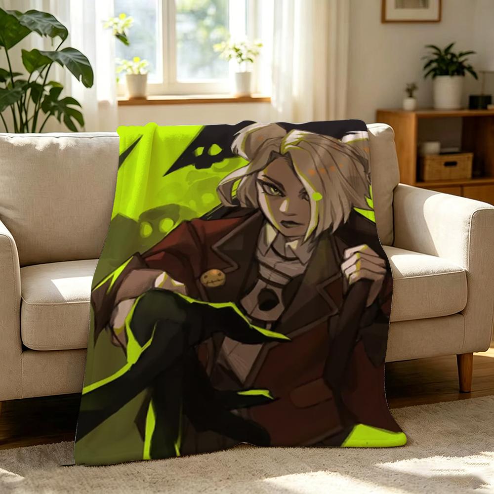 Game D-Deadlock Throw Soft Warm Flannel Throw Blanket, Multi-use for Sofa Bed Office Nap