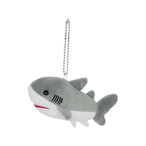 [Aqua] Plush Marine Anywhere Friends Keychain Shark 00080077