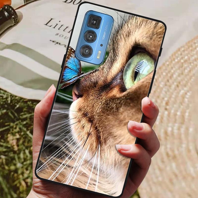 Für Motorola Moto Edge 20 Pro Hülle Weiche TPU Silikon Rückseite für Motorola Moto Edge S 20 Pro 5G Handyhüllen Mode Coque