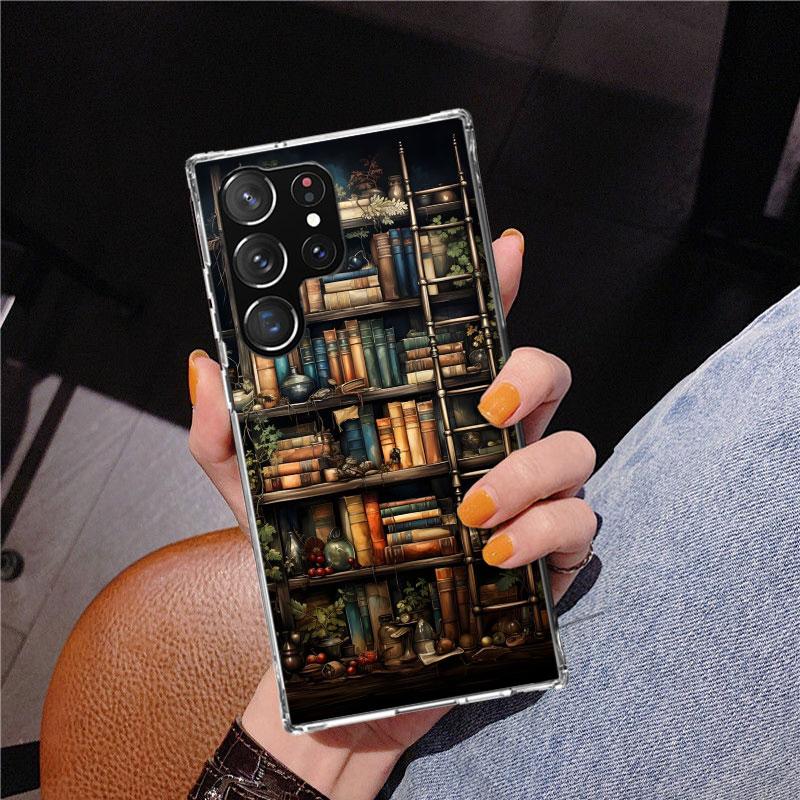 Bücher lesen Illustration Lesen Handyhülle für Samsung Galaxy S26 S25 Edge S23 S24 Ultra S22 Plus S21 S20 FE Einzigartige Hülle Weich C