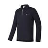 Fila Simple Versatile Half-Zip Polo Shirt Men Tops Royal-Blue A11M513218FNV