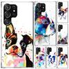 Französische Bulldogge Hund Mops Handyhülle für Samsung Galaxy S25 S24 S23 Ultra S25 Edge S22 S21 Plus S20 FE S10 + Weiche Druckschale Funda