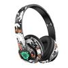 P35 Head-mounted Bluetooth Earphones: Wireless Luminous Graffiti-Style Stereo Sports Headset