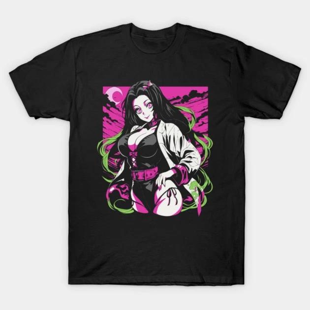 Nezuko Kamado Waifu Shirt Anime Demon Slayer Kimetsu No Yaiba T Shirt V14 S