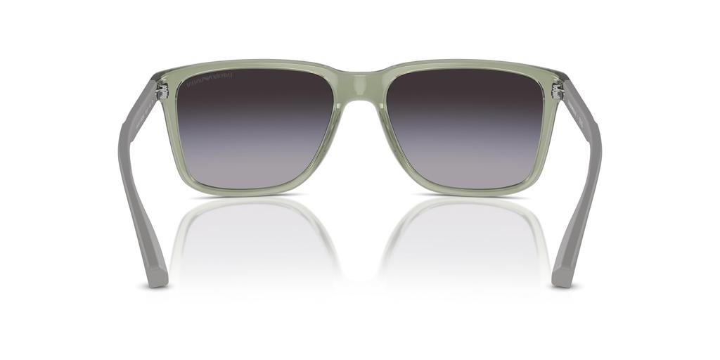 Sunglasses EA4047 SHINY TRANSPARENT GREEN 56 [Emporio Armani] Men's