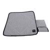 Portable Heated Seat Cushion Canvas USB Adjustable Heating Stadium Seat Pad for Outdoor Camping