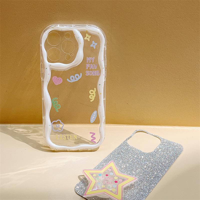 Zhitai Cream Pattern Desktop Stand for iPhone 15 Pro - Compatible with Apple 14, Bracelet 11, and 8 Generations.