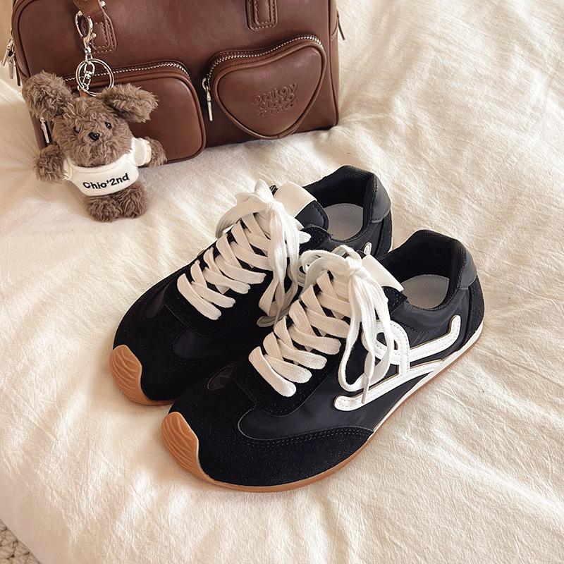 Dexun Shoes Women's Spring 2025 New Thick-soled Heightening Casual Sports Shoes Lightweight Forrest Gump Shoes Single Shoes Running Shoes