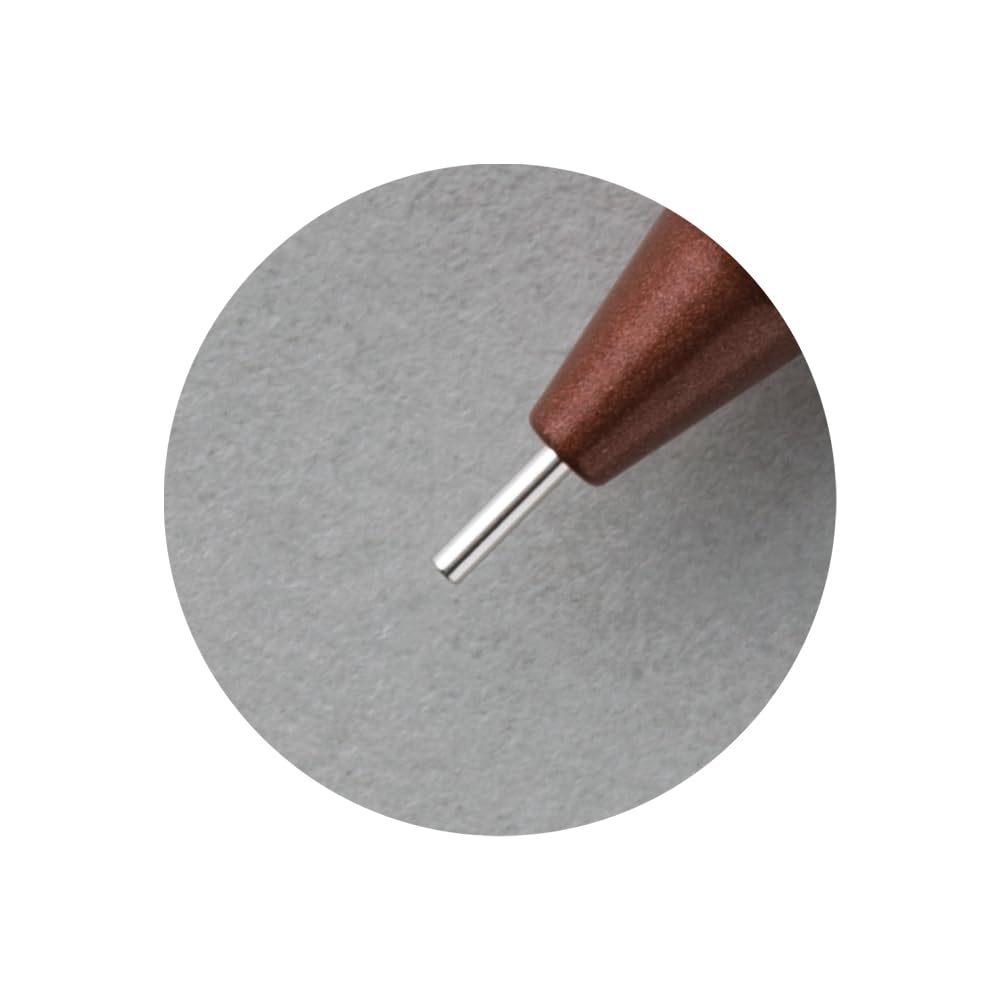 Rhodia Druckbleistift, 0,5 mm, Sechskantschaft, Aluminiumgehäuse/Alumite-Verarbeitung, Haarlinien-Verarbeitung, Finish: Kastanienbraun, RHODIA cf9347