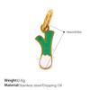 Cute Simple Earrings Bracelet Necklace Accessories Colorful Vegetables Stainless Steel Oil Drip Diy Pendant Female