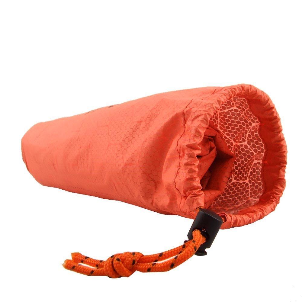 Self-heating Sleeping Bag Cover, Envelope-style, for Outdoor Camping and Hiking, Orange