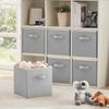 Foldable Storage Box Grey Set Lidless Organizer Pull Out Storage Box Bedroom Clothes Storage Box