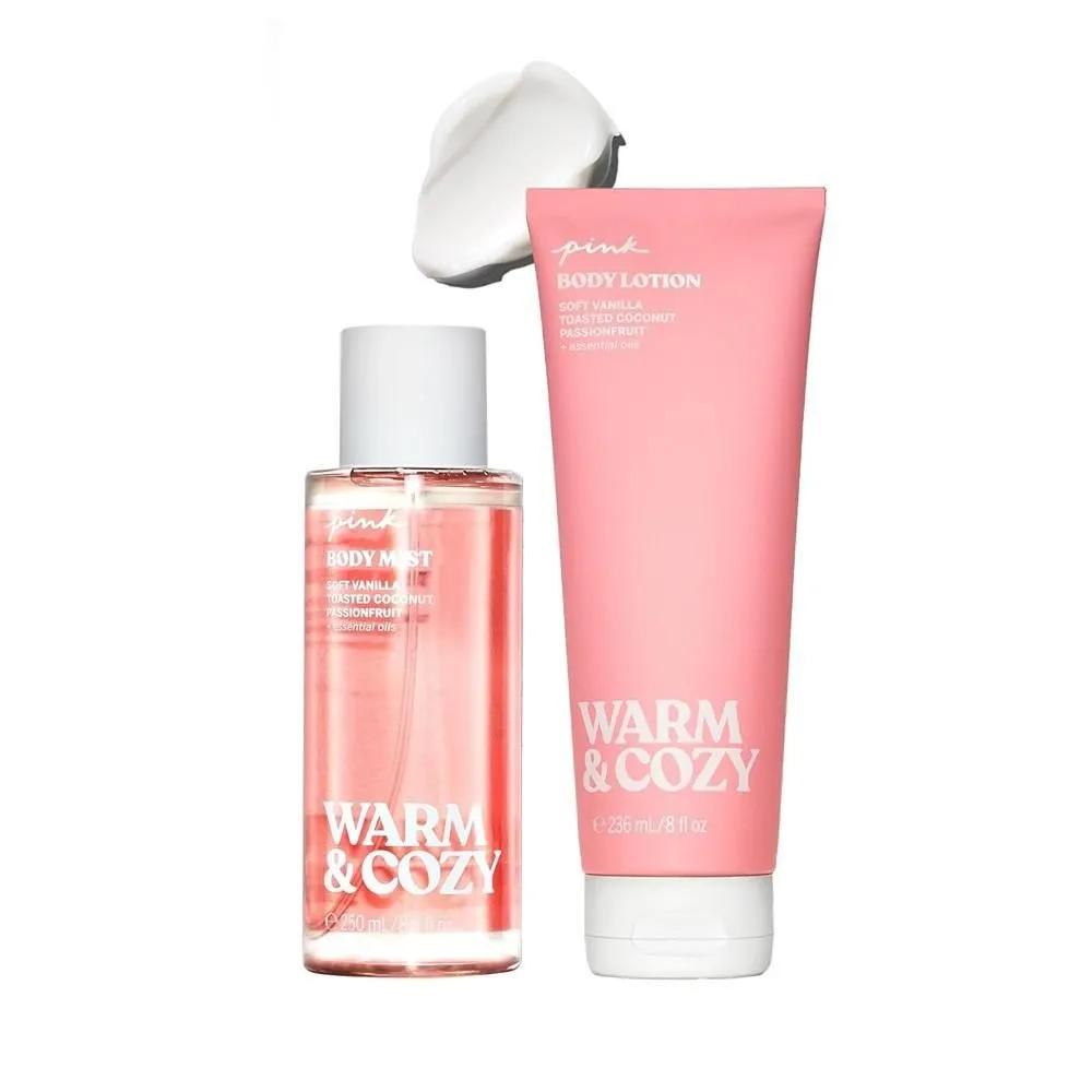 Victoria s Secret Pink Warm & Cozy Mist & Lotion Set 250ml + 236ml