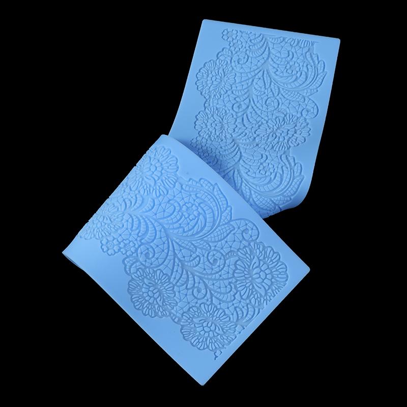 1Pc 40Cm Flower Lace Mold Cake Border Decoration Tools Fondant Cake 3D Mold