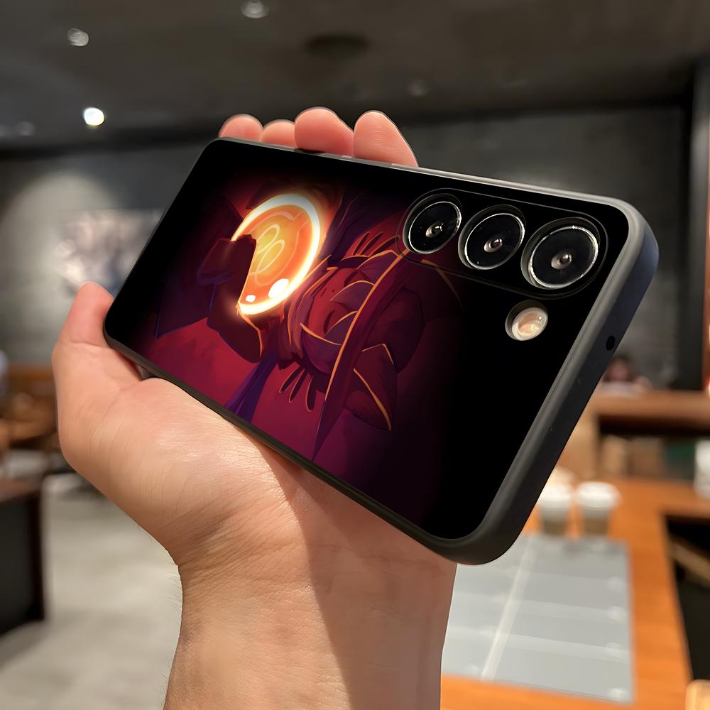 Game One Shot Niko Phone Case For Samsung A56 A36 A26 A16 A15 A25 A35 A55 A14 A34 A24 A54 Black Soft Shell