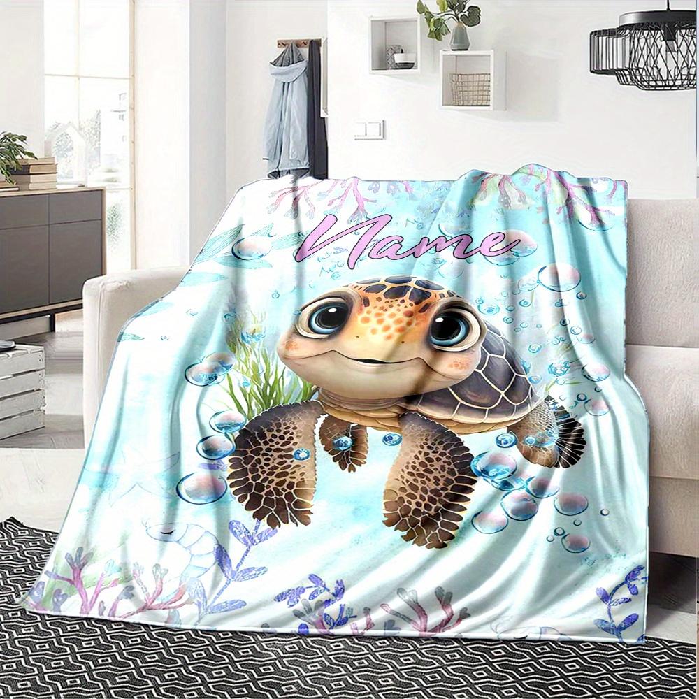 Sea Turtle Home Blankets Comfortable Soft Lightweight Multiseasonal Blanket For Picnics Sofas Offices Beds Living Rooms Perfect Gift For Friends And
