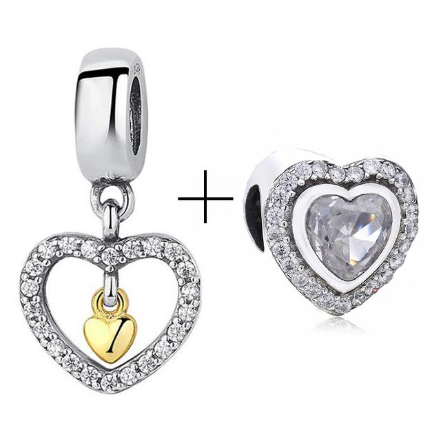 2pcs /Lot New Mom &Dad Charm Beads Fit European Style Brand Bracelets For Women Family Romantic Jewelry Gift Buy 1 Get 1 Free