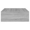  Coffee Table, Grey Sonoma Oak, 100x100x35 Cm