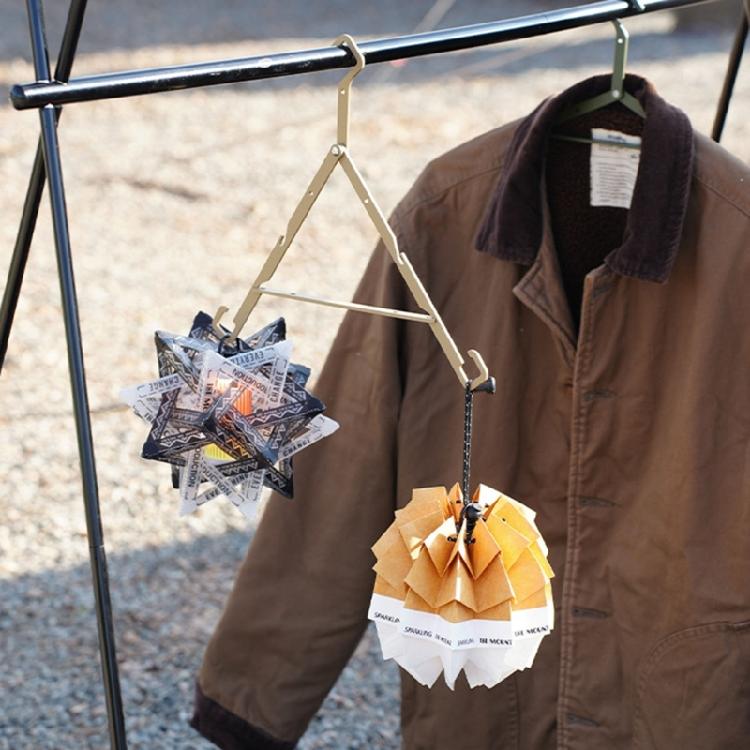 2pcs Travel Friendly Folding Hangers Travel Hangers Convenient Clothes Rack for Traveler and Outdoor Lover