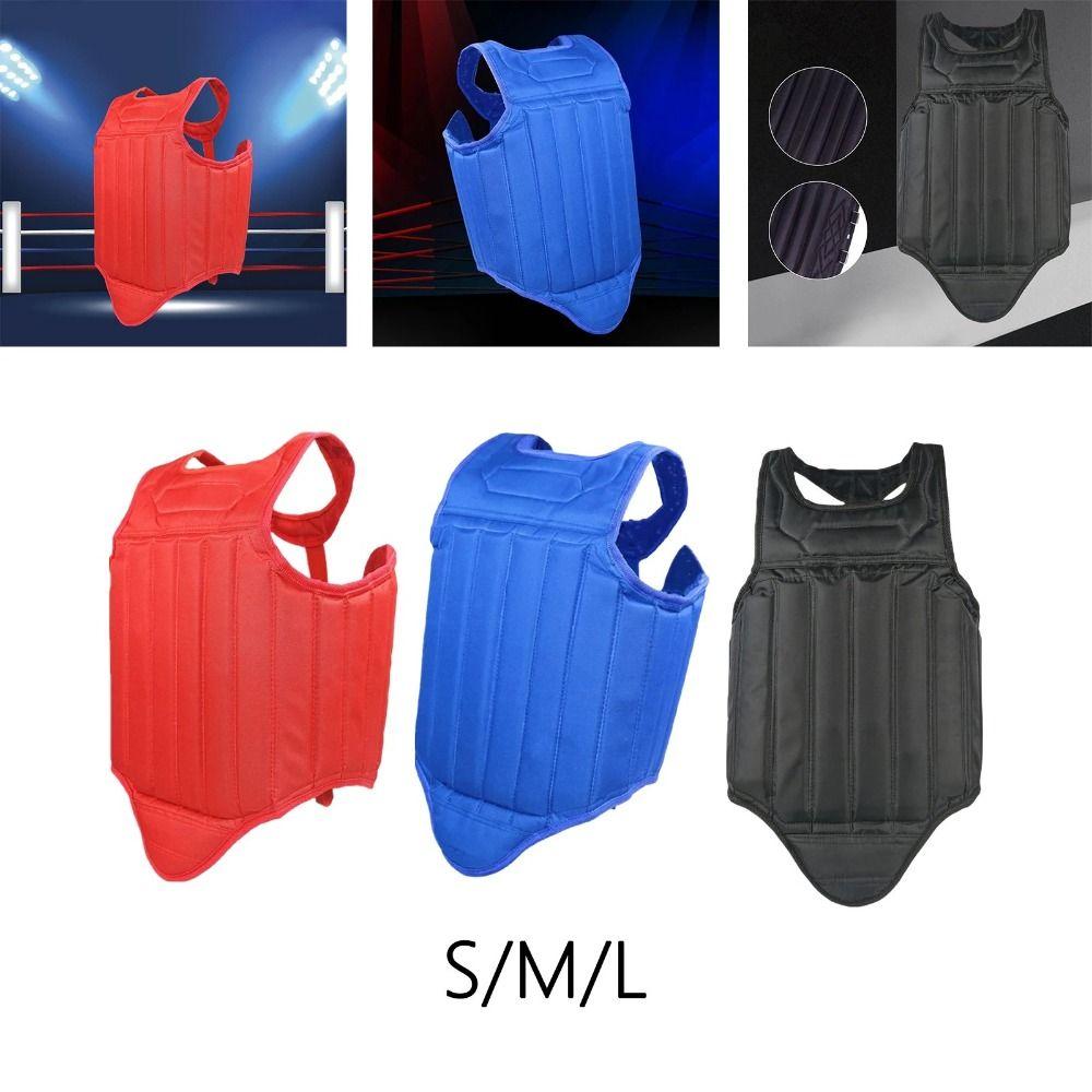 Oxford Cloth Taekwondo Protective Vest Body Protector Boxing Breast Guards  Unisex