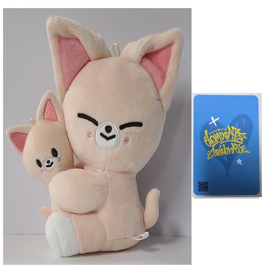 Stray Kids Skzoo Magnet Plüsch Set - celebrATE ( Zufällige Fotokarte von FANS)