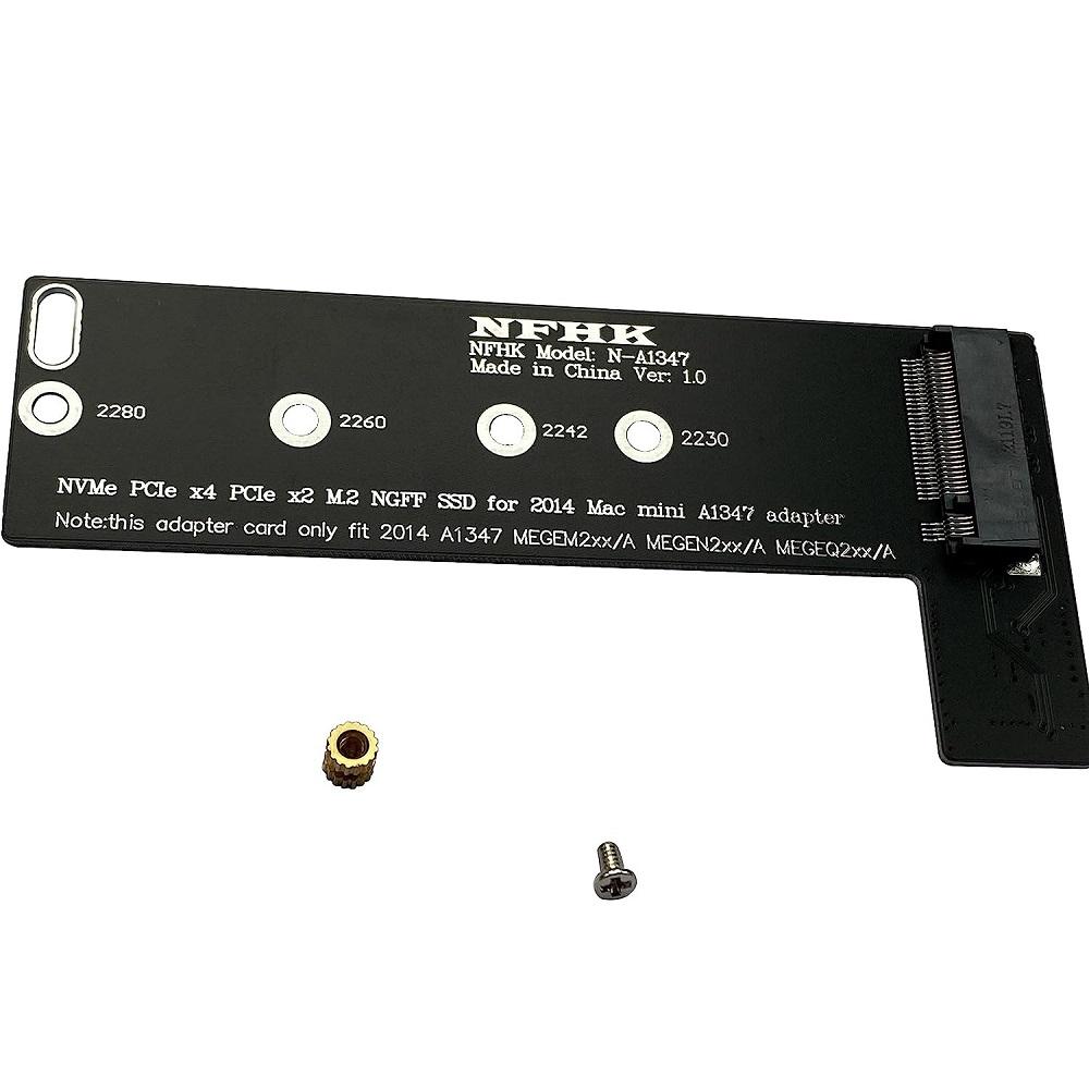 

New M-Key NVME M.2 SSD Convertor Card Adapter For Late 2014 Mac Mini A1347 MEGEN2/M2
