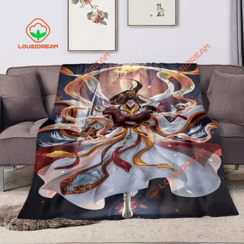 Heaven Official’s Blessing Anime Popular BL Comics Throw Blanket Sofa Bed Office Nap Blanket Personalized Customized Gifts